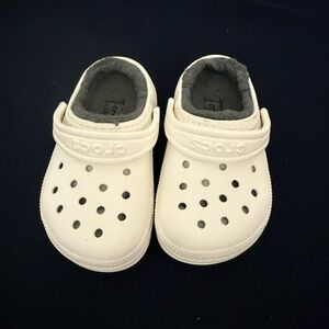 Crocs Kids' White Clogs